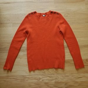 ✨J Crew S Orange Sweater